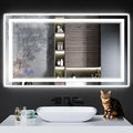 42"x24" LED Bathroom Mirror by INFINIGLASS