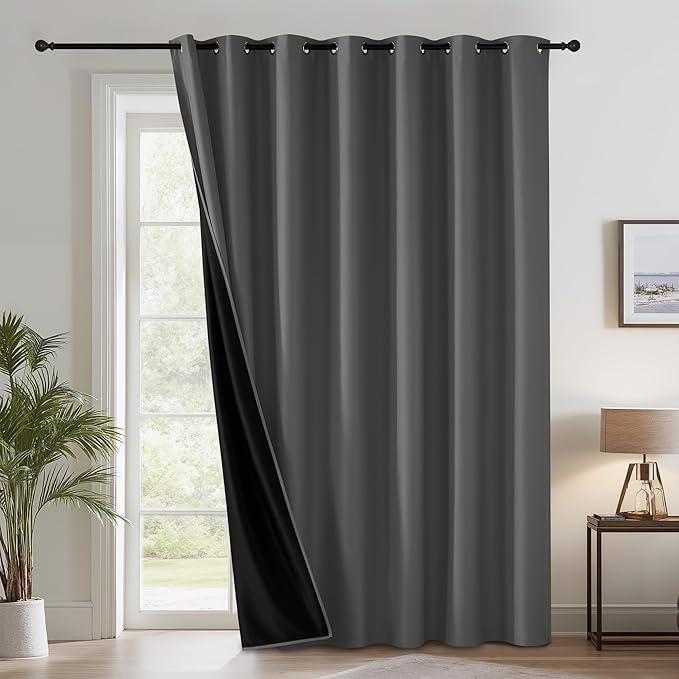 RYB HOME 100% Blackout Room Divider Curtains by RYBHOME