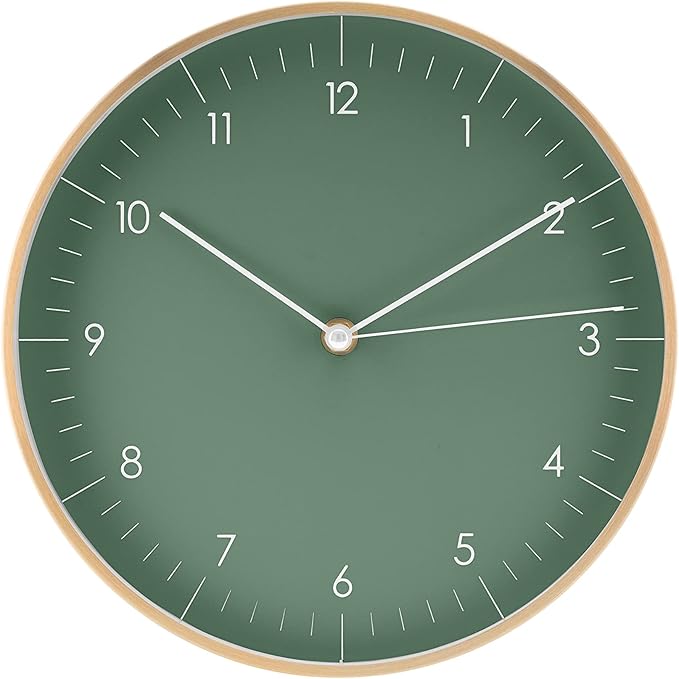 LUUK LIFESTYLE Wall Clock with Silent Movement, Without Ticking, Elegant and by LUUKLIFESTYLE