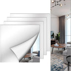 Shiftshade Mirror Wall Full Length, 12X14 Inch Unbreakable Mirror Tiles by Unknown