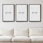 Framed Abstract Coastal Wall Art - Image 3