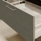 SHUFA Blended Brown Cotton-Like Textured Grasscloth Wallpaper Matte Thick Real - Image 7