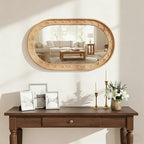 Wood Bathroom Mirror, 30 x 18 Inch Wood Wall Mirror - Image 10