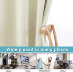 RYB HOME Privacy Room Divider Curtains Wide Blackout Drapes Noise & Odor - Image 5
