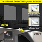 FADOTY Blackout Curtains for Bedroom, Portable 100% Black Out Window Cover Film - Image 4