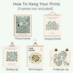 KBKBART 9 PCS Sage Green Wall Art - Image 3