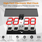 CHKOSDA LED Large Digital Wall Clock, Oversize Wall Clock - Image 6