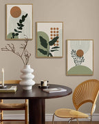 PHOPAGO Boho Plant Wall Art Green Botanical Bohemain Framed Wall Printing - Image 6