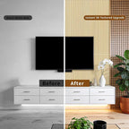 RITOLLO 8-Pack PVC Slat Wall Panels - Image 8
