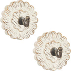 Weysat 2 Pcs Vintage Hooks for Wall Wood Farmhouse Towel Hooks Shabby Chic Wall by Weysat