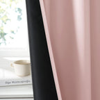 RYB HOME Bedroom Blackout Curtains 80 inches Long, 100% Blackout Thermal - Image 3