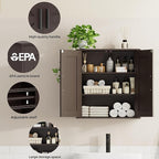 Homleke Bathroom Wall Cabinet, Over Toilet Storage Cabinet - Image 4
