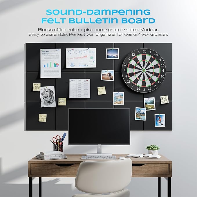 6-Pack Self-Adhesive Acoustic Panels, Soundproof Wall Panels - Image 4