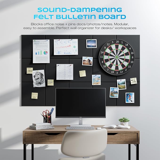 22 Pack Self-Adhesive Acoustic Panels, Soundproof Wall Panels - Image 4
