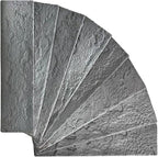 100 Whitewash Grey Faux Brick Wall Tiles, 3D Thin Brick Veneers - Image 3