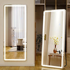 60"x16" LED Full Length Mirror – Standing Floor Mirror by Unknown