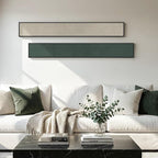 Long Narrow Framed Neutral Abstract Vertical Wall Art Set, 2 Piece Modern - Image 4