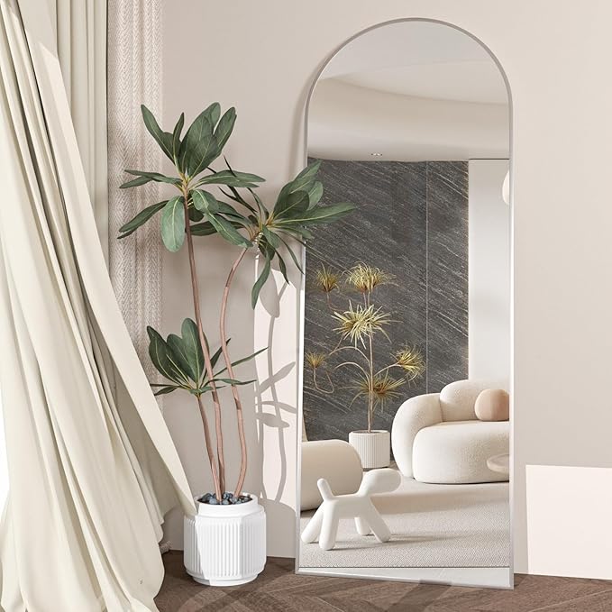 Full Length Mirror 56"x16" Arch Floor Mirror - Image 6