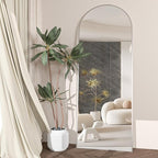Full Length Mirror 56"x16" Arch Floor Mirror - Image 6