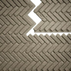 EverStone Herringbone Faux Brick Panel, 46 1/2"W x 25 1/4"H x 1"D, Vintage - Image 9