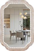 Reflinto 36x24 inch Rustic Farmhouse Wall Mirrors by ReflintoWallDecor