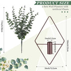 Jexine 4 Pcs Hanging Planters - Image 2
