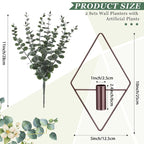 Jexine 8 Pcs Hanging Planters - Image 2