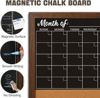 4 THOUGHT Chalkboard Calendar Corkboard Combo - Image 2