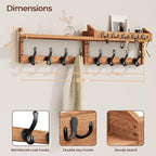 Evermagin 35" Coat Rack Wall Mount - Image 2