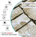 Commomy 12 pcs Faux Stone 3D Wall Panels Peel and Stick - Image 3