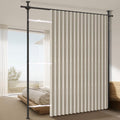 100% Blackout Room Divider Curtains Sets Cream White W100 x L96 in, 1 Panel by AJAZZ