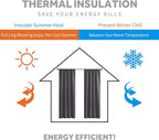 RYB HOME Small Window Curtains Blackout, Privacy Thermal Insulating Drapes - Image 3