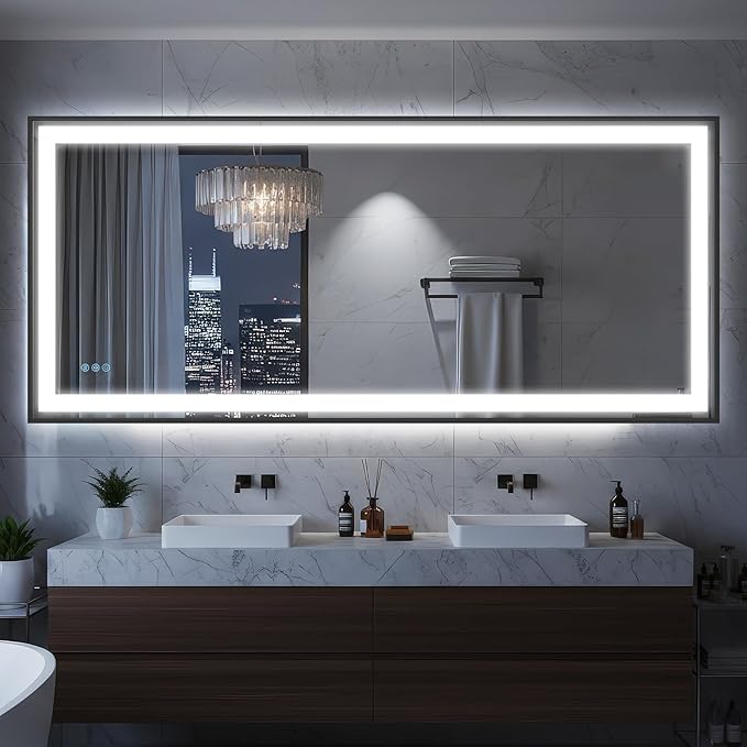 Antok 72X32 LED Bathroom Mirror by AntokMirror