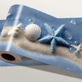 Beach Seashell Wallpaper Border 196x4 Inch Peel and Stick Wall Border Self by IOHEFY