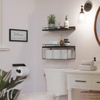 WOPITUES Floating Shelves for Wall Decor Sign, Bathroom Organizers and Storage - Image 6