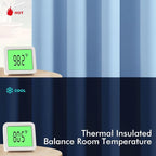MIULEE Blackout Curtains for Bedroom Living Room 2 Panels, Thermal Insulated - Image 3