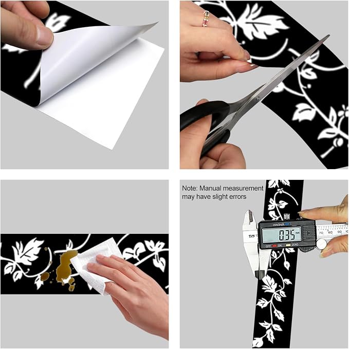 HOMETITUTE Wallpaper Border Peel and Stick Decorative Wall Trim Self Adhesive - Image 8