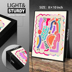 Funky Cute Kids Abstract Wall Art Trendy Bright Colorful Poster 08x10 inch - Image 2