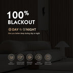 FMFUNCTEX 100% Brown Blackout Curtains - Image 3
