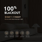FMFUNCTEX 100% Brown Blackout Curtains - Image 3