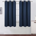 LEMOMO Navy Blue Thermal Blackout Curtains/38 x 63 Inch/Set of 2 Panels Room by Lemomo