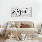 AIYISU Christian Bible Verses Wall Art Rustic Wall Decor - Image 3