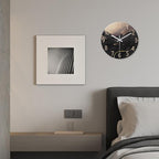 Large Wall Clocks Battery Operated 16 Inch Marble Glass Wall Clock - Image 4