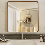 LOAAO 38X38 Inch Bathroom Mirror by LOAAO