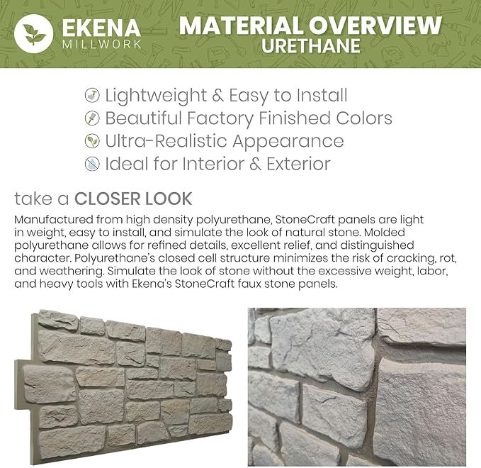 EverStone River Rock Faux Rock Panel, Canyon Dune Color - Image 14