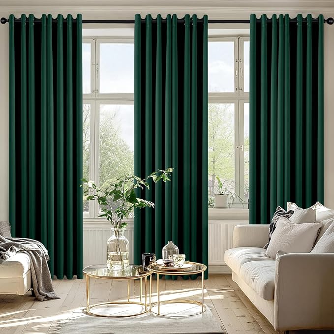 MIULEE Blackout Curtains for Bedroom Living Room 2 Panels, Thermal Insulated - Image 6