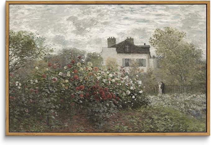 InSimSea Framed Canvas Wall Art Vintage Decor, Home Decor Large Artwork by InSimSeaArt