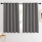 NICETOWN Short Blackout Grey Curtain by NICETOWN