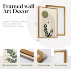 3 Piece Framed Abstract Boho Wall Art - Image 4