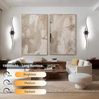 hunhun Battery Operated Wall Sconces Set of Two, Wireless Wall Sconce - Image 3